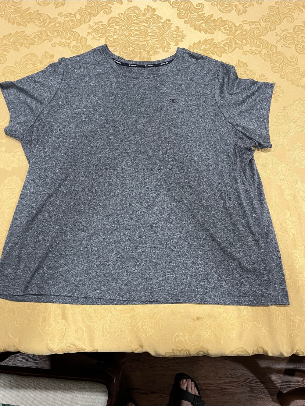 Champion Women’s Heather Gray Short-Sleeve Crew Tee